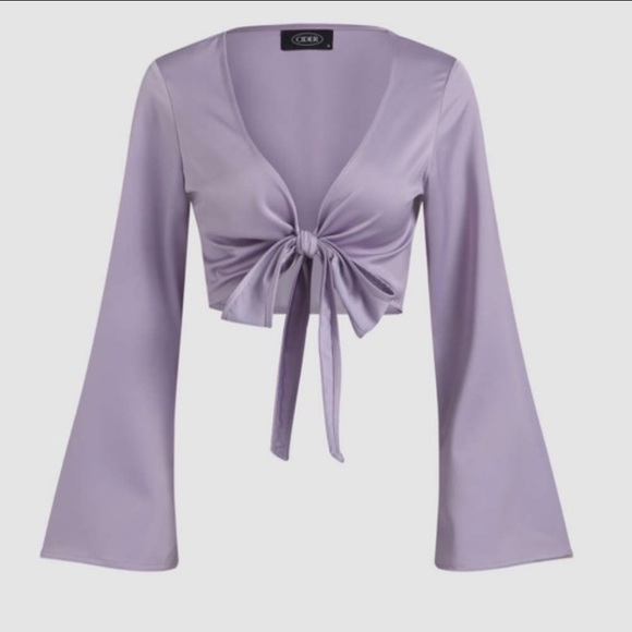 Cider Tops - Lilac crop trop💜
